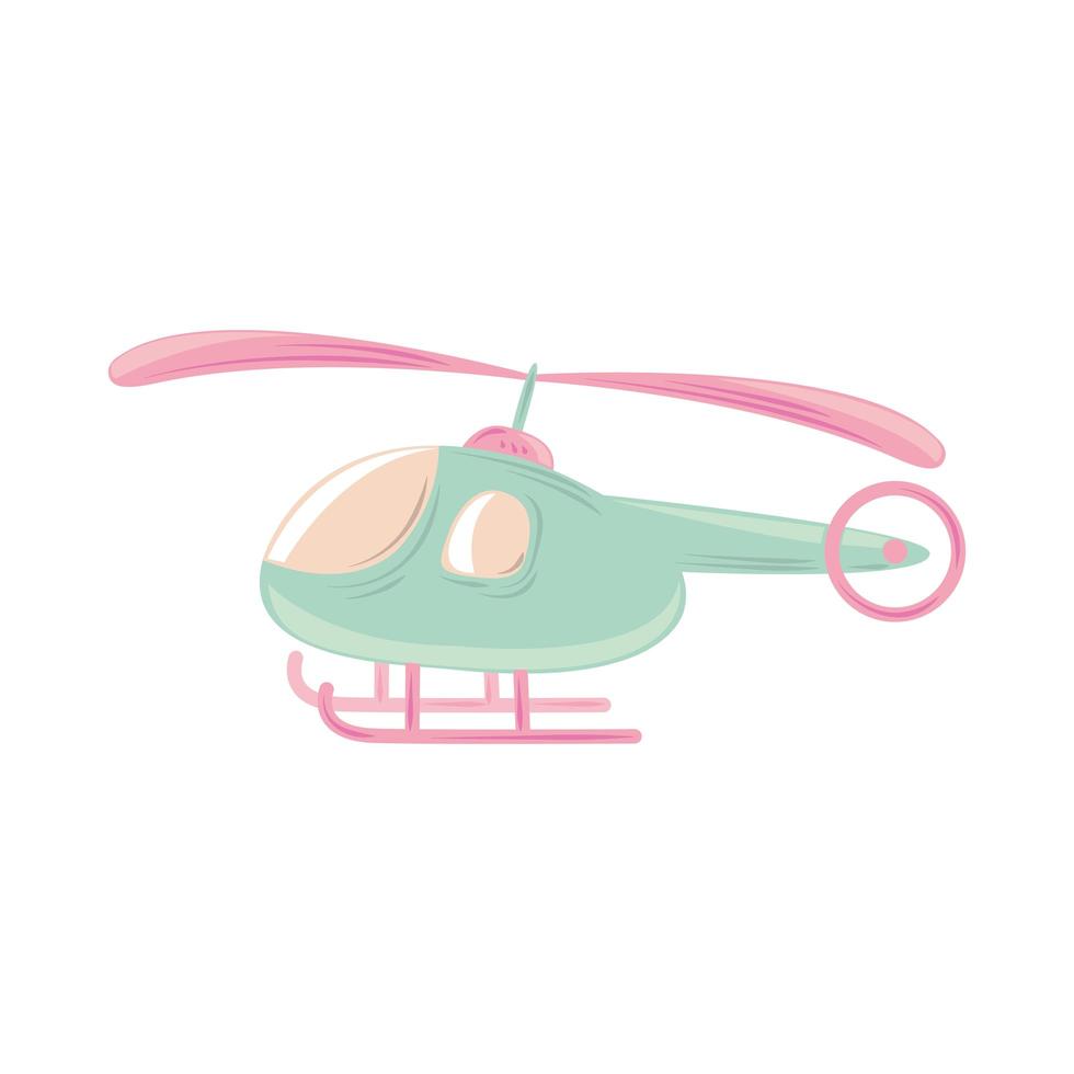 helikopter transport cartoon vector