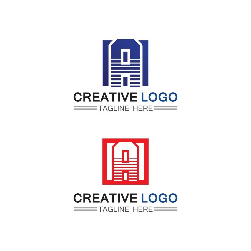 een brief logo sjabloon vector ontwerp