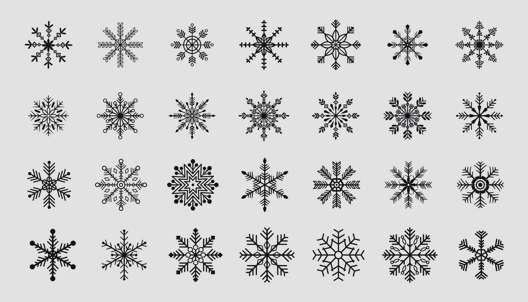 vector Kerstmis achtergrond. een verkoudheid winter met sneeuwval en ijs Kristallen