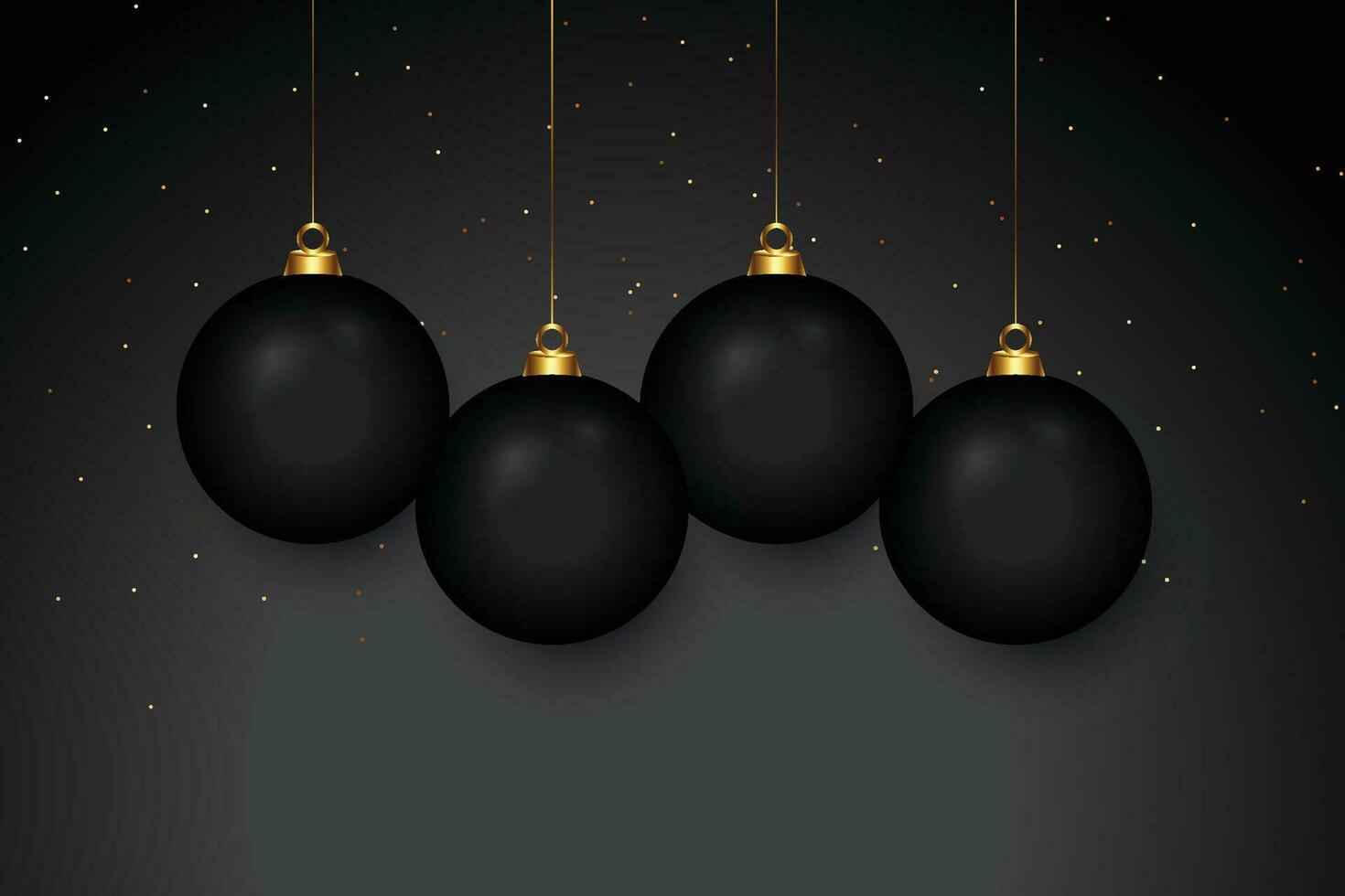 kleurrijk glimmend gloeiend Kerstmis ballen. Kerstmis glas bal. vakantie decoratie sjabloon. vector illustratie.