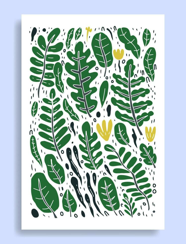 botanisch kunst, geschikt voor muur kunst, boek dekt, boek merken of bedankt kaarten vector