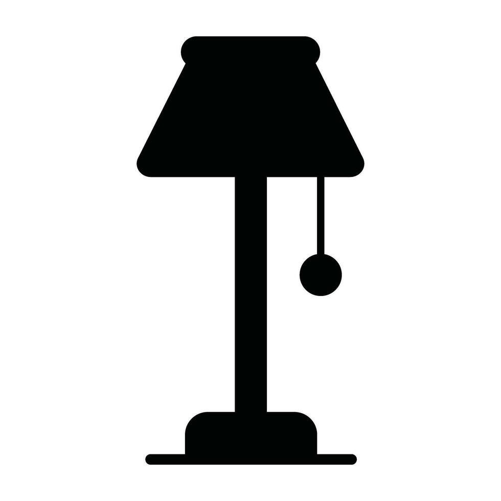 tafel lamp icoon vector geïsoleerd Aan wit achtergrond