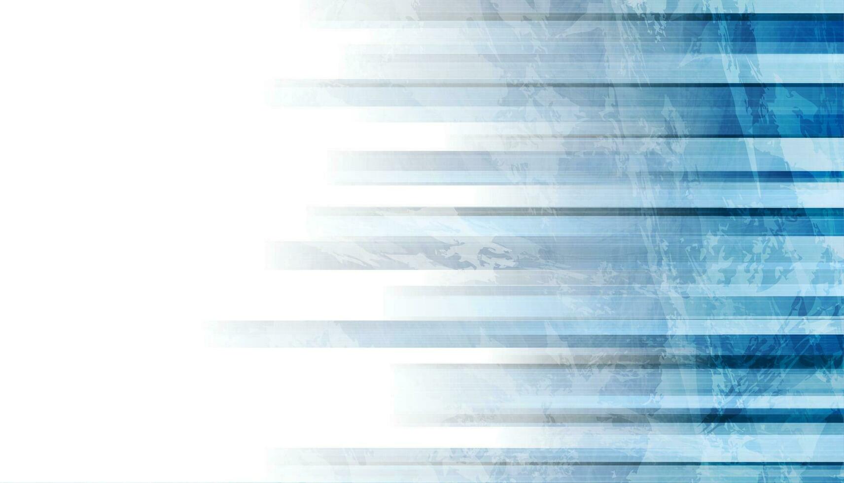 blauw en wit strepen abstract grunge tech achtergrond vector