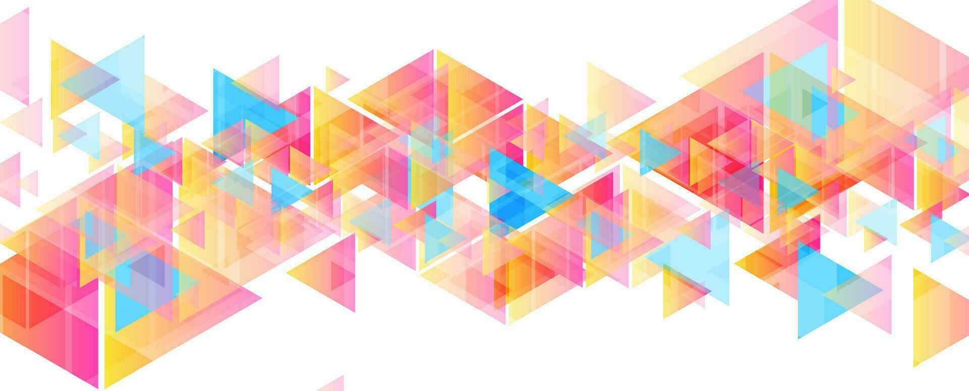 kleurrijk pastel driehoeken abstract tech laag poly achtergrond vector