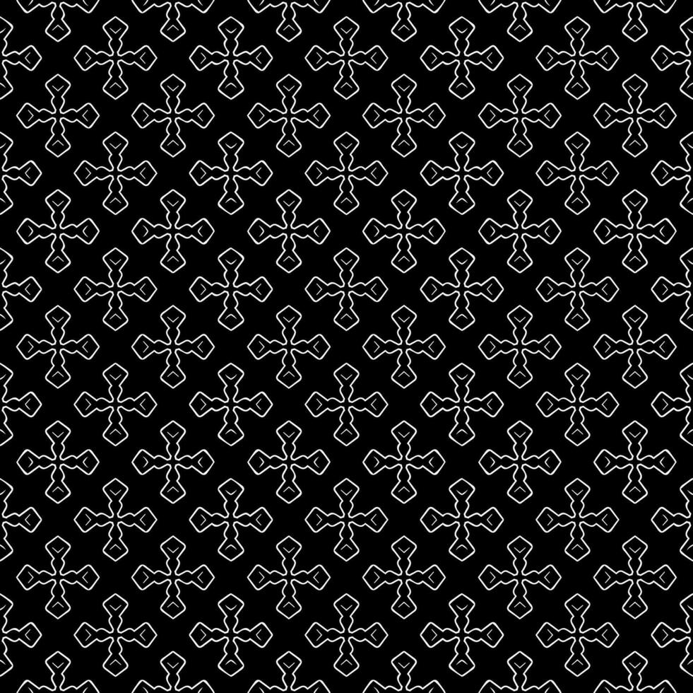 zwart-wit naadloze patroon textuur. grijswaarden sier grafisch ontwerp. mozaïek ornamenten. patroon sjabloon. vector