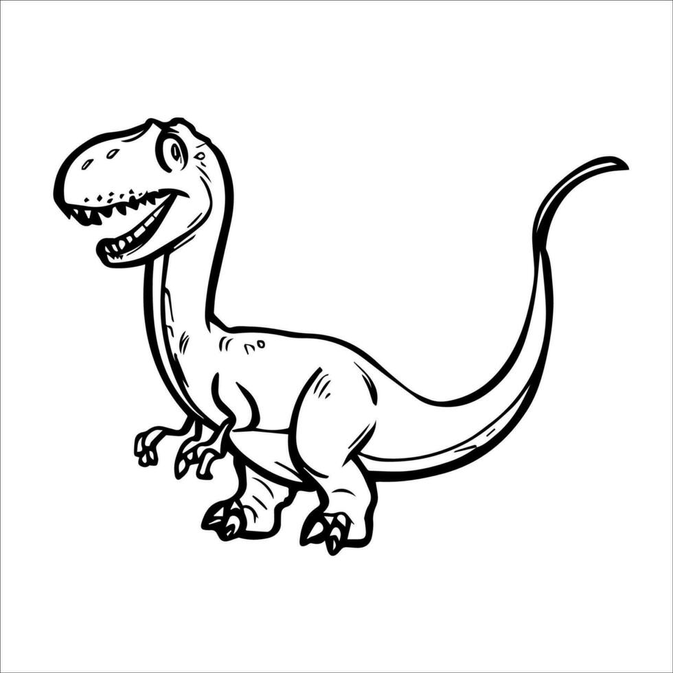 dinosaurus afbeelding, zijn afbeelding zo mooi. vector