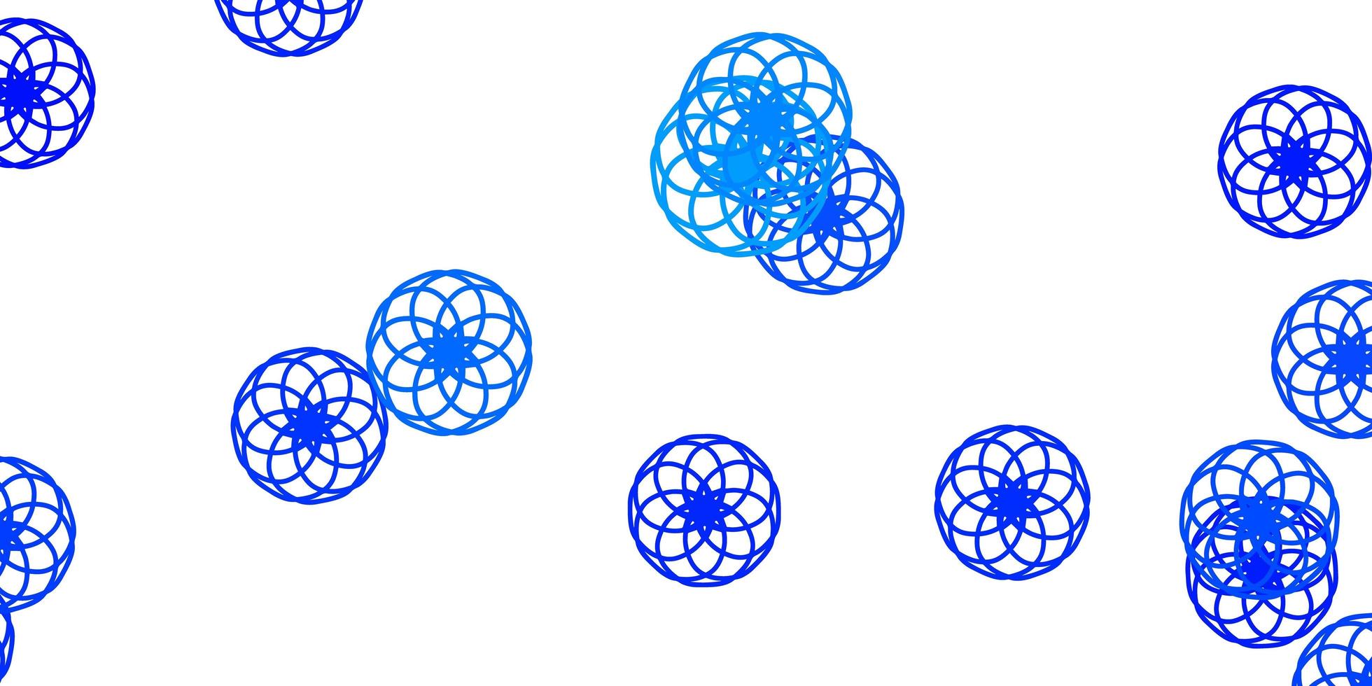 lichtblauwe vector achtergrond met bubbels