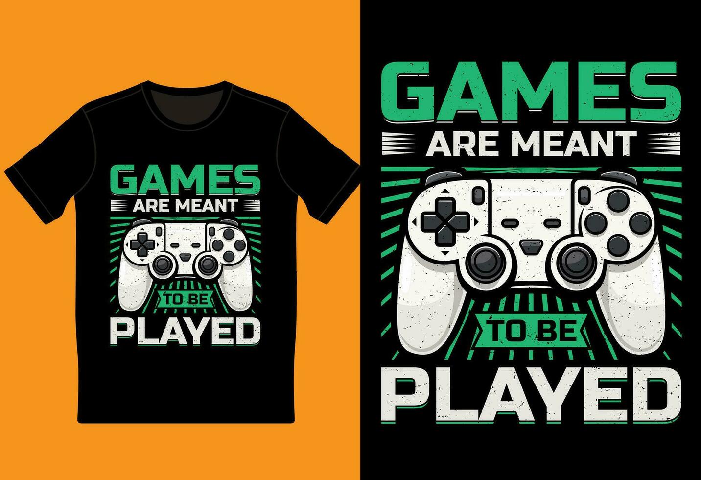 spellen zijn bedoelde naar worden gespeeld gaming typografie t-shirt ontwerp, t overhemd sjabloon vector