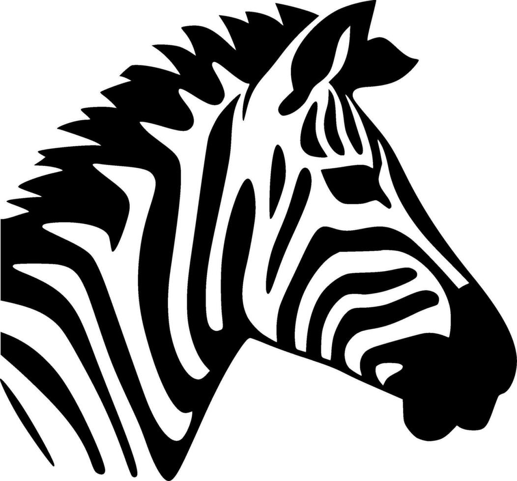 zebra - hoog kwaliteit vector logo - vector illustratie ideaal voor t-shirt grafisch