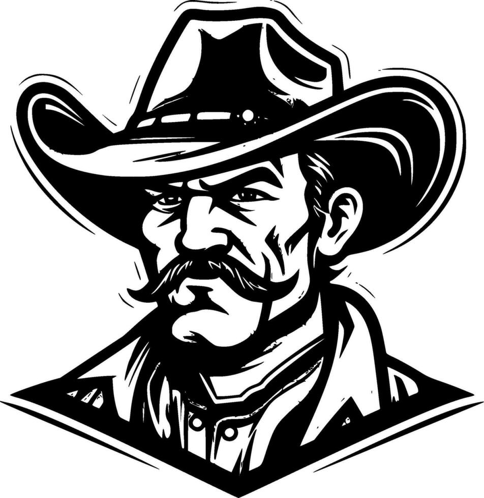 cowboy - hoog kwaliteit vector logo - vector illustratie ideaal voor t-shirt grafisch