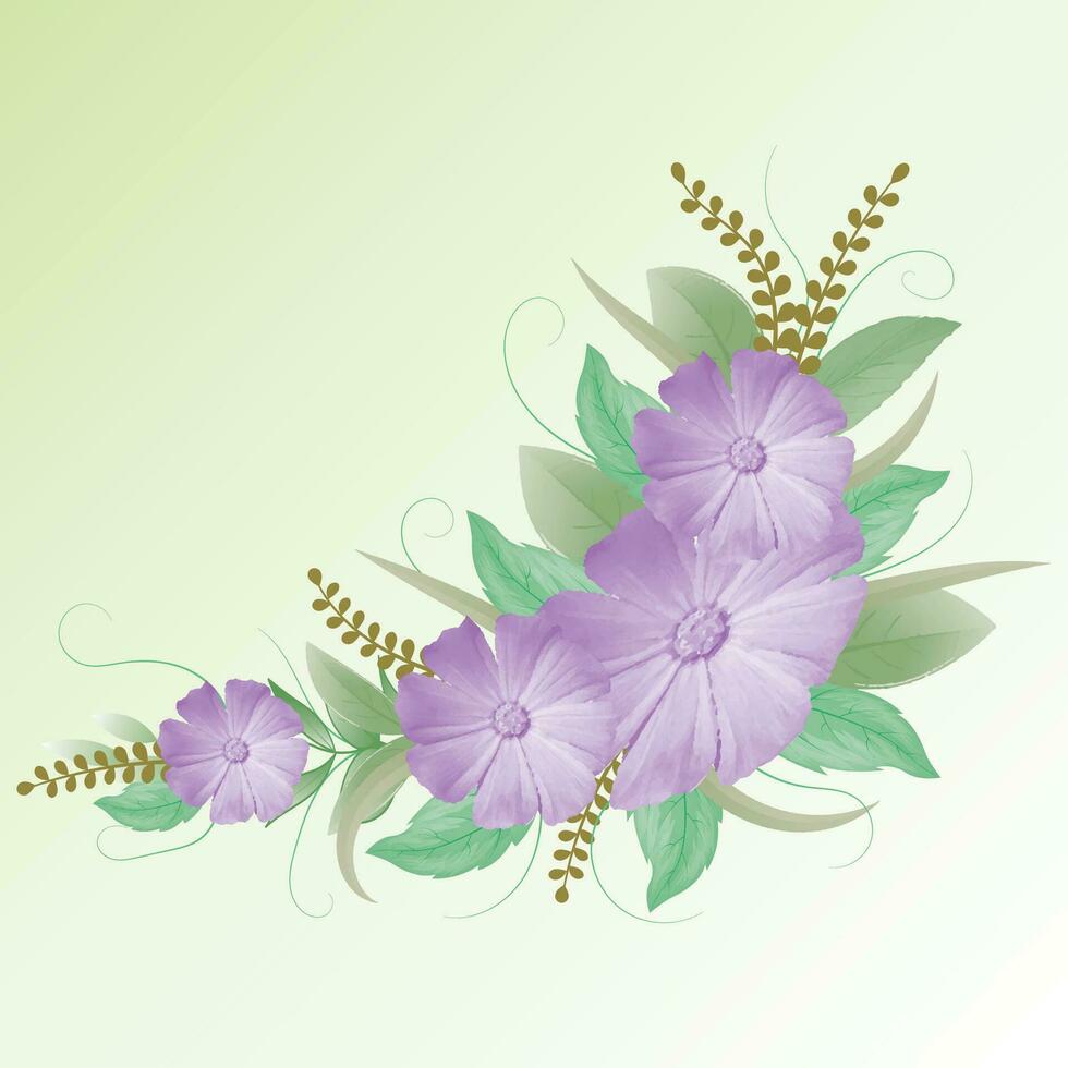 kleurrijk bloem boeket regeling, mooi samenstelling met kleurrijk papaver bloemen. vector