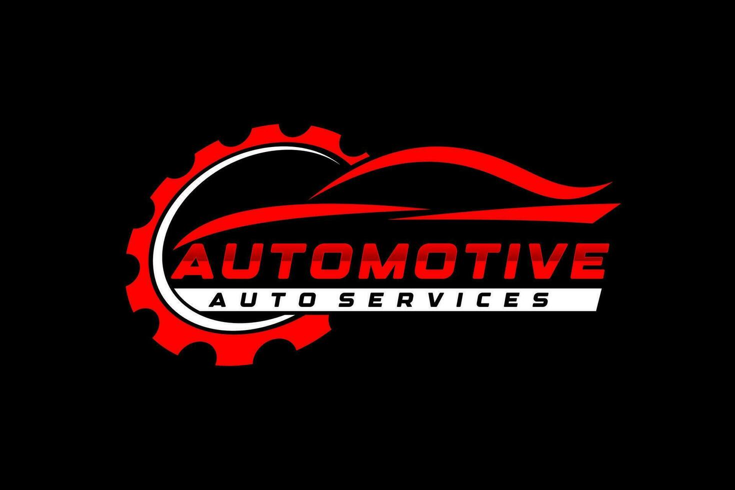 auto garage premium concept logo ontwerp vector