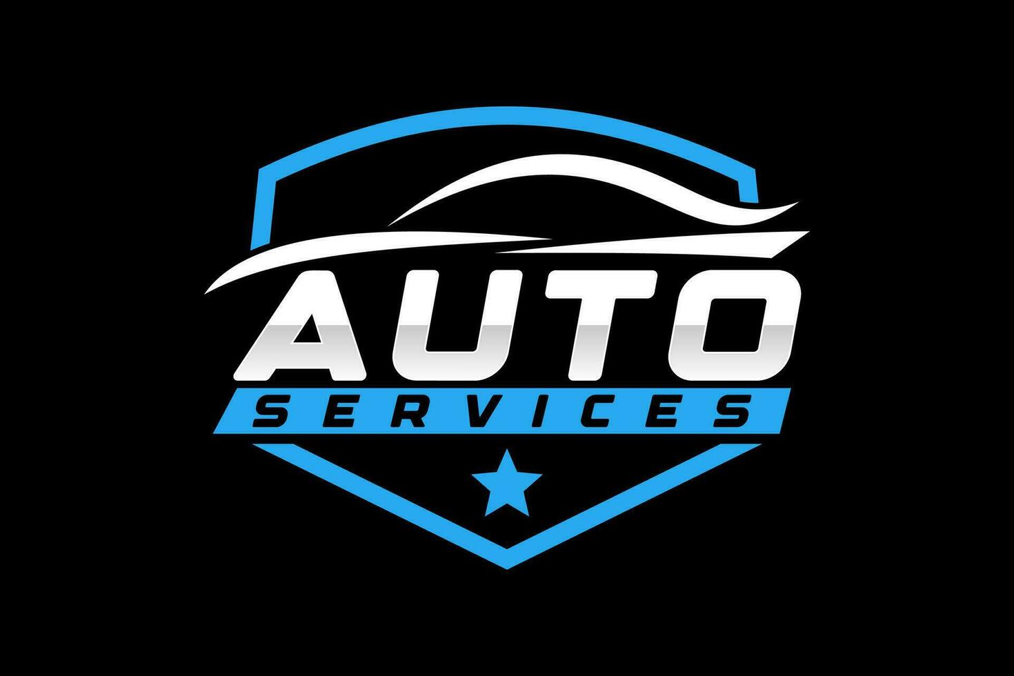 auto garage premium concept logo ontwerp vector