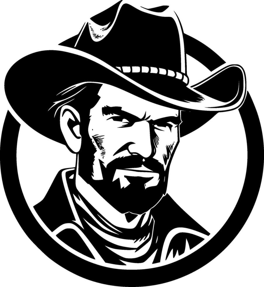 cowboy - hoog kwaliteit vector logo - vector illustratie ideaal voor t-shirt grafisch