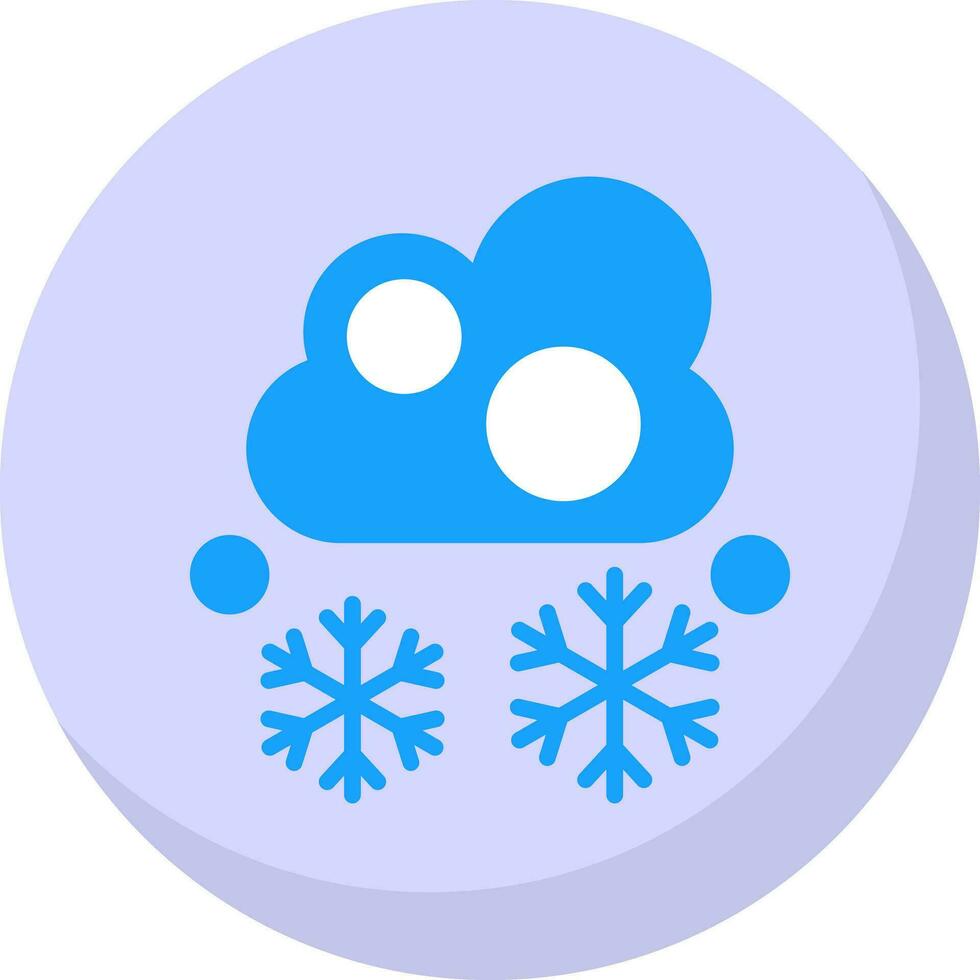 sneeuwval vector icoon ontwerp