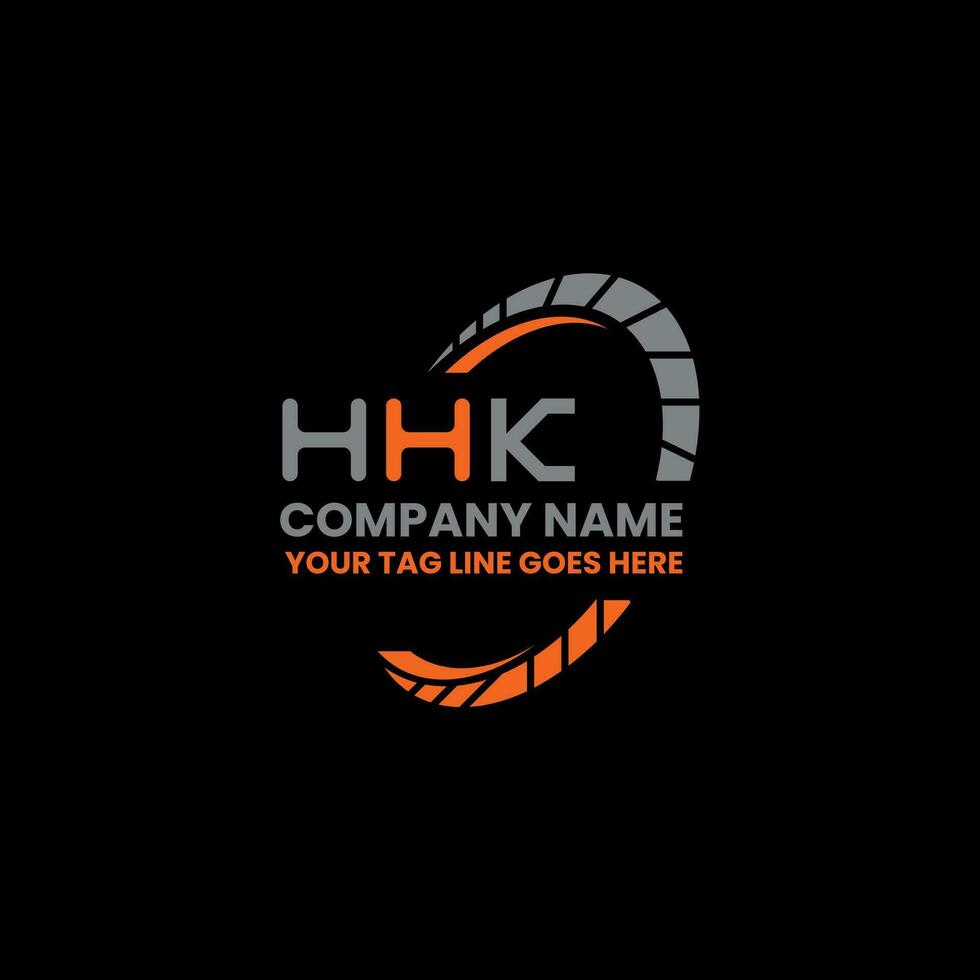hhk brief logo creatief ontwerp met vector grafisch, hhk gemakkelijk en modern logo. hhk luxueus alfabet ontwerp