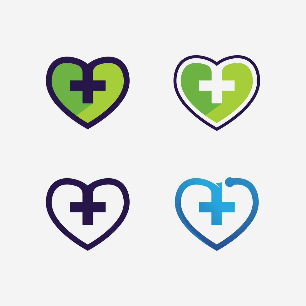 gezondheid mensen logo vector illustratie ontwerpsjabloon