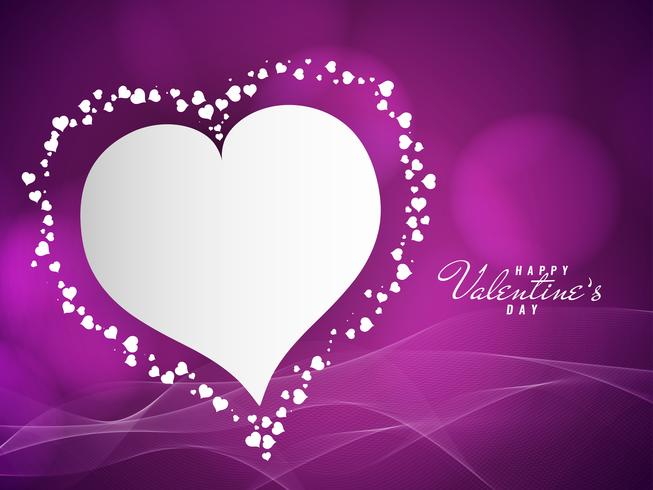 Abstracte mooie Happy Valentine's Day achtergrond vector