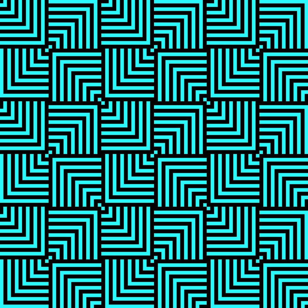 blauw meetkundig doolhof vorm naadloos patroon achtergrond vector illustratie