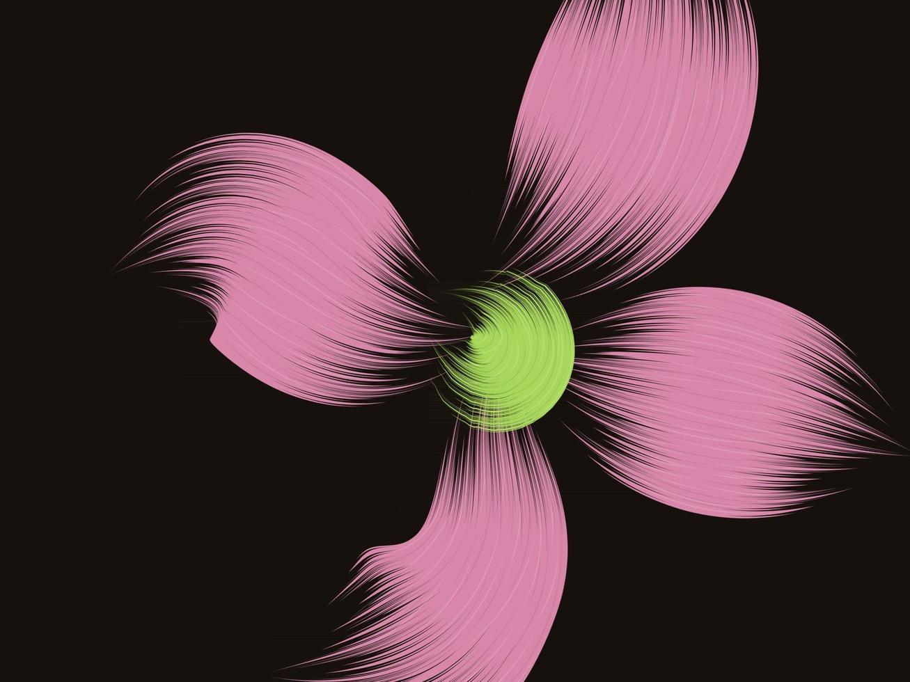 bloem abstract behang vector