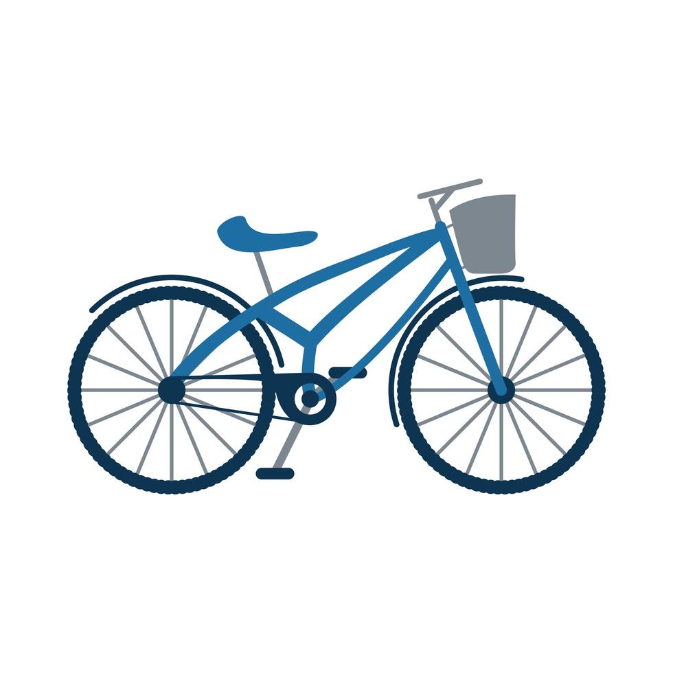 retro fiets voertuig geïsoleerd pictogram vector