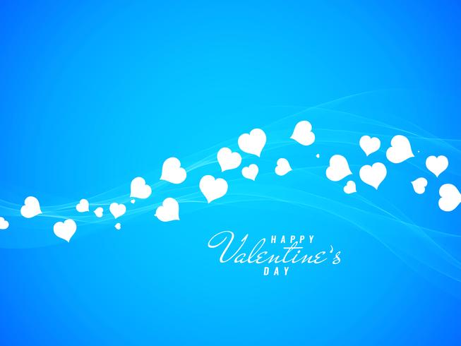 Abstracte Happy Valentine's Day begroeting achtergrond vector