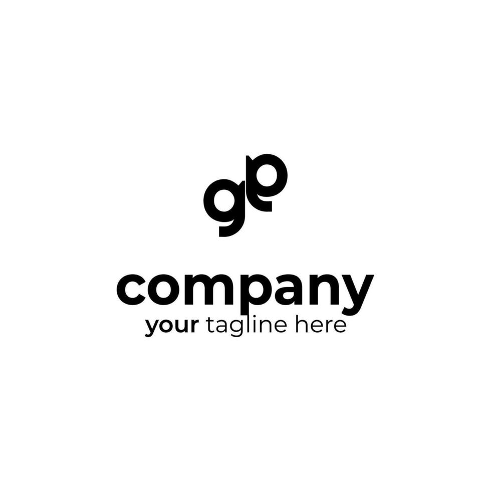 symbool g brief logo Aan wit achtergrond, kan worden gebruikt voor kunst bedrijven, sport, enz vector