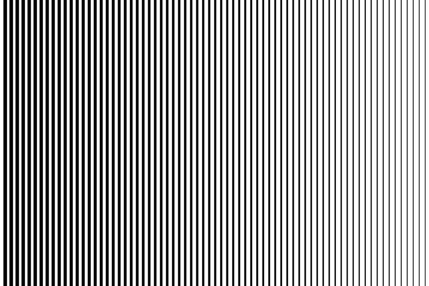 verticaal strepen, parallel Rechtdoor monochroom patroon. halftone helling lijn patroon achtergrond. vector