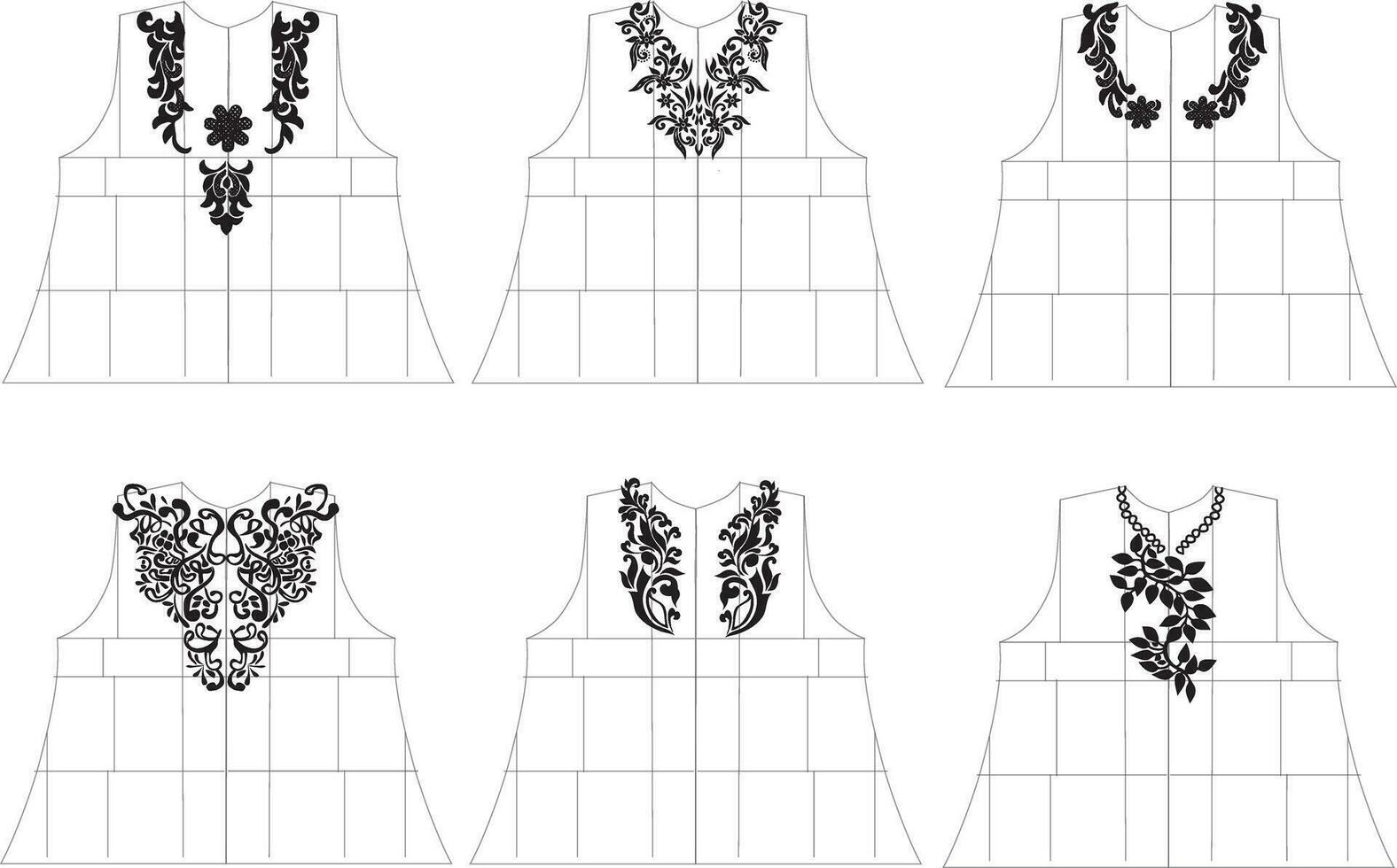 vector patroon Arabisch borduurwerk ideeën