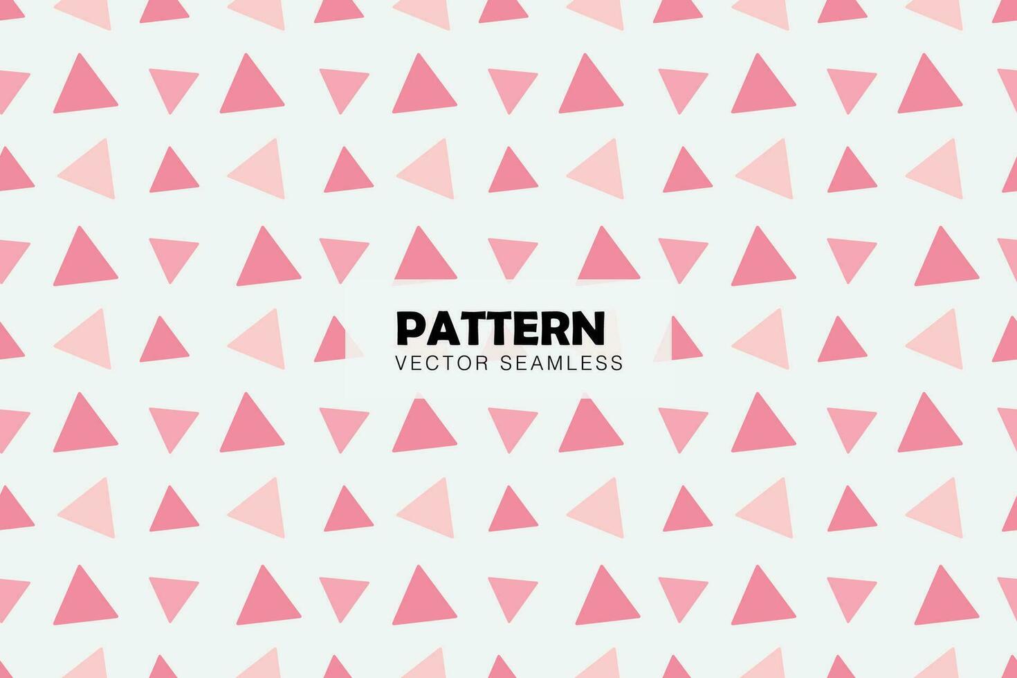 roze driehoeken schattig vorm naadloos herhaling patroon vector