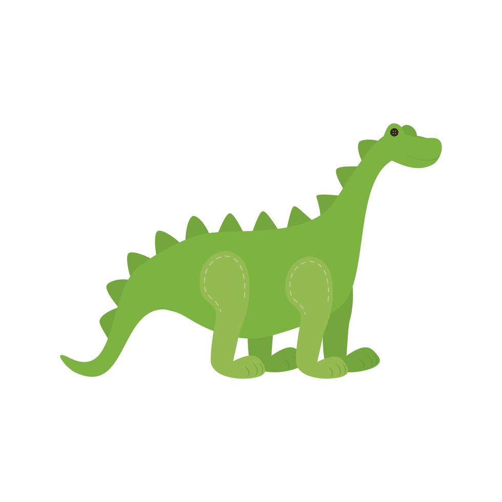 geïsoleerd dinosaurus speelgoed vectorontwerp vector