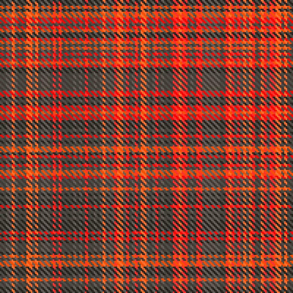 kleding stof vector textiel van patroon plaid Schotse ruit met een structuur naadloos achtergrond controleren.