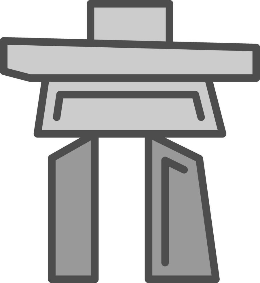 inukshuk vector icoon ontwerp