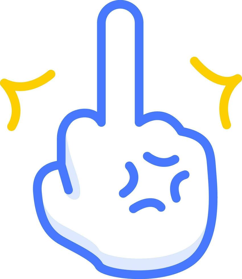 knijpen hand- emoji icoon sticker vector