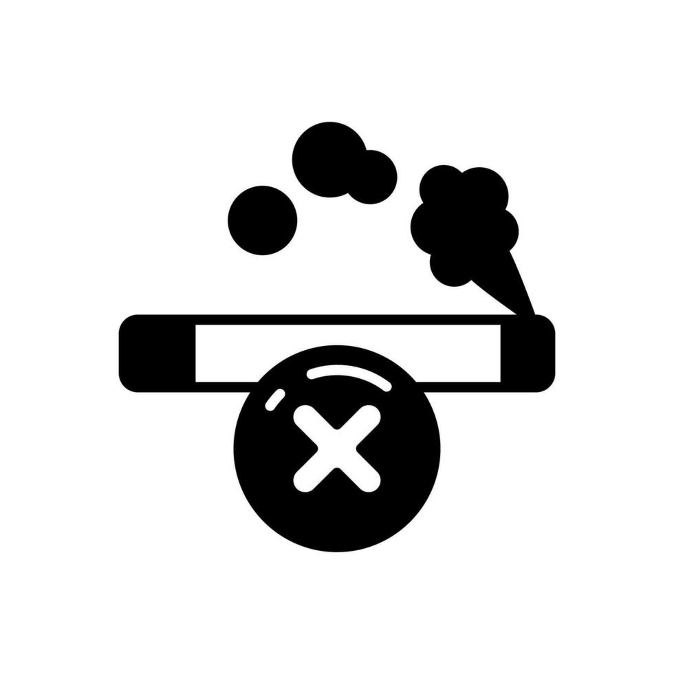 Nee roken icoon in vector. illustratie vector