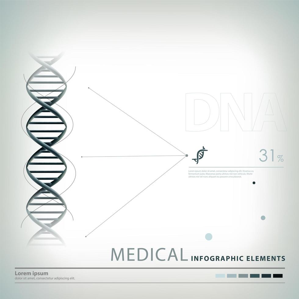 medische info grafische elementen ontwerp vector