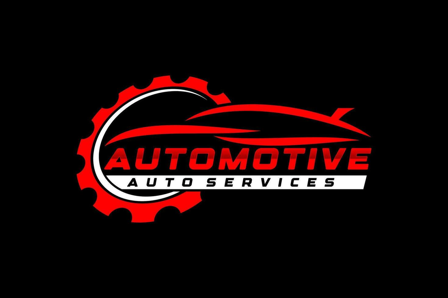 auto stijl auto logo ontwerp met concept sport- voertuig icoon silhouet vector