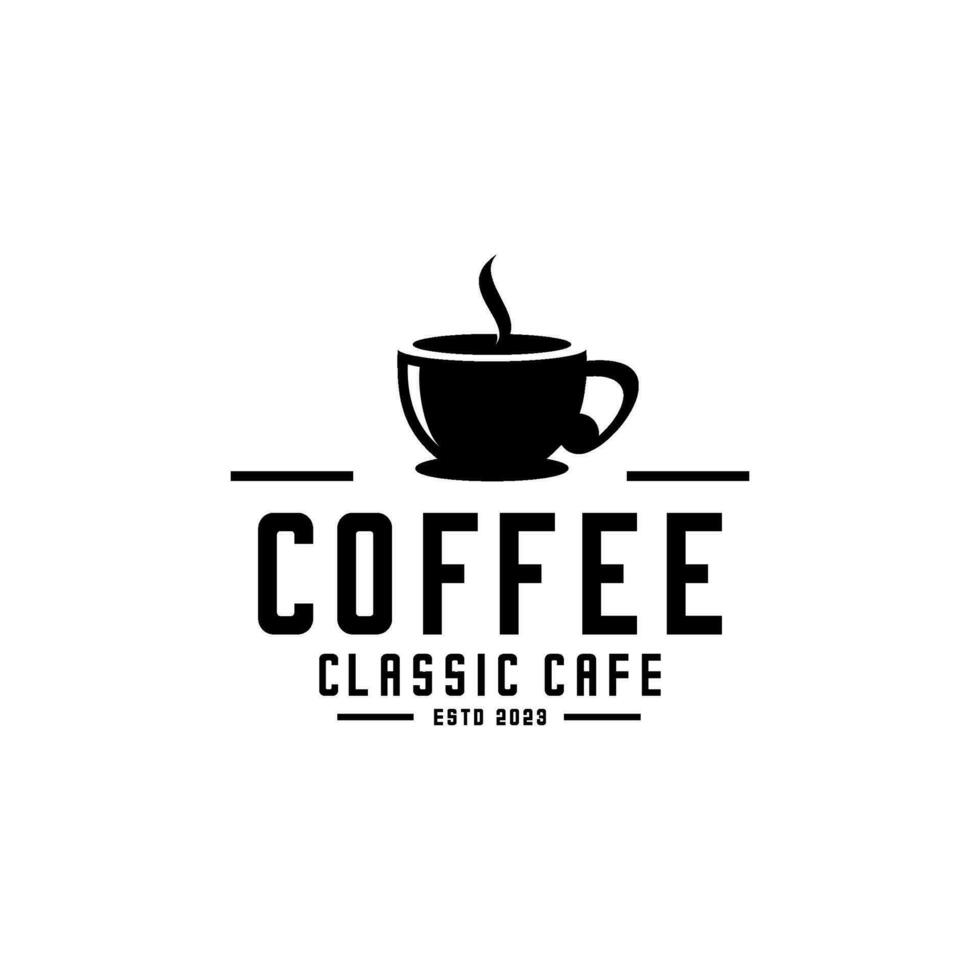 cafe koffie klassiek vector