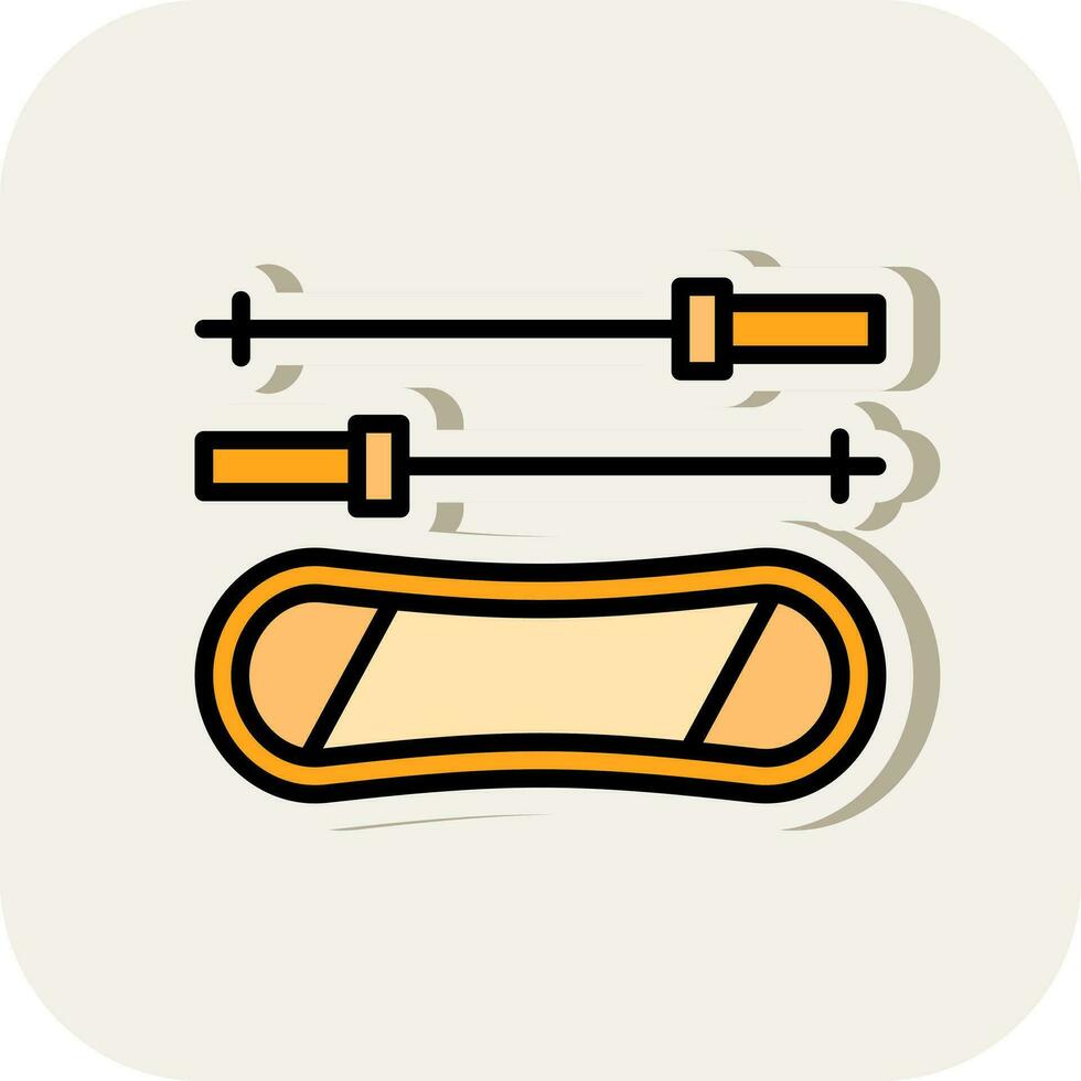 arctisch avontuur uitrusting vector icoon ontwerp