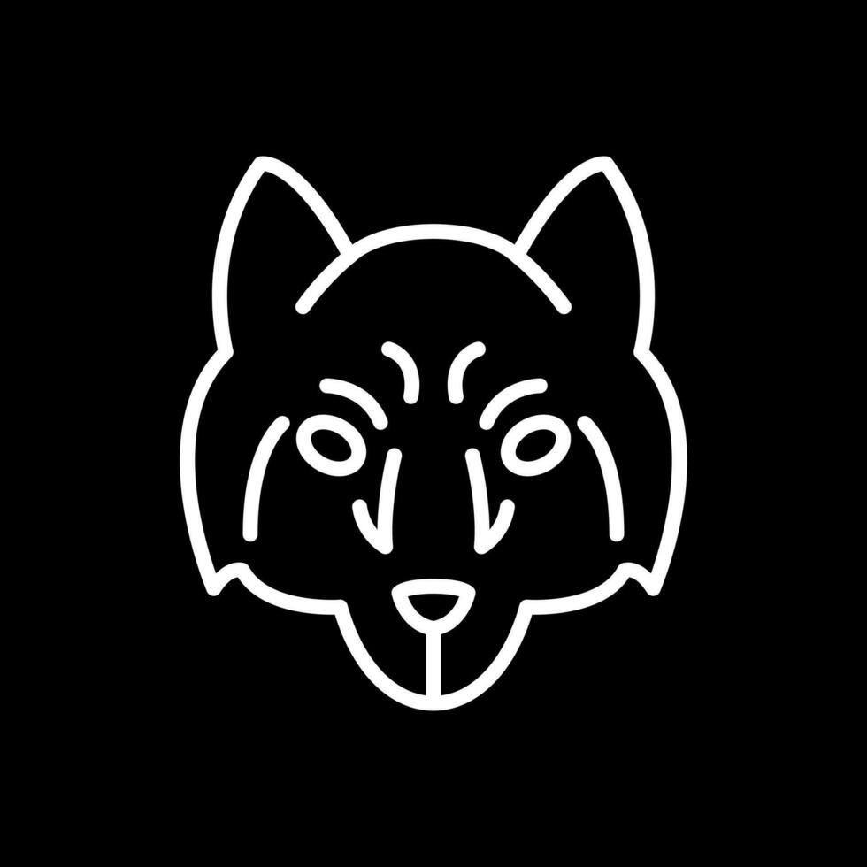 arctisch wolf vector icoon ontwerp