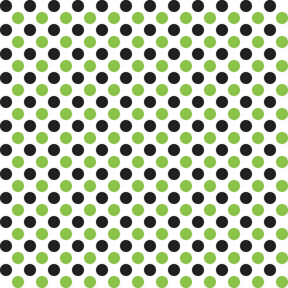 licht groen en zwart punt patroon achtergrond. stip. punt achtergrond. naadloos patroon. voor achtergrond, decoratie, geschenk inpakken, muur tegels, verdieping tegels. vector