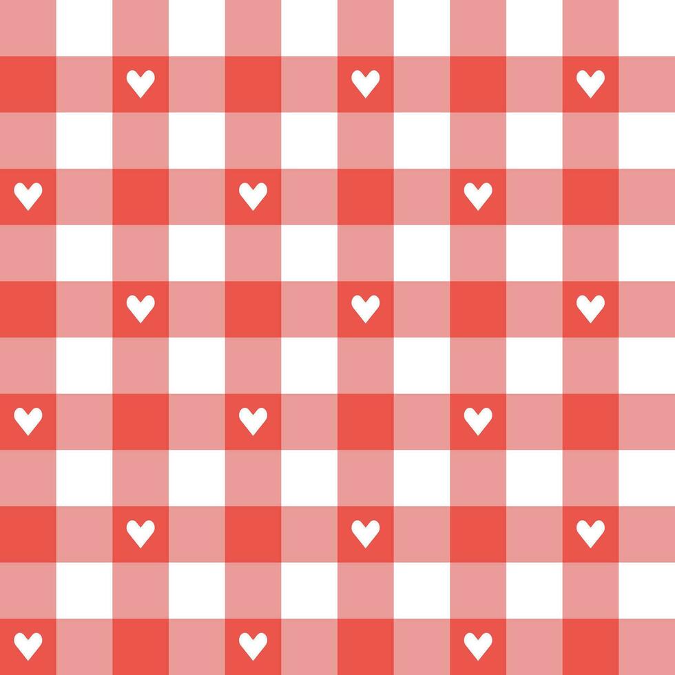 rood plaid patroon achtergrond. plaid patroon achtergrond. plaid achtergrond. naadloos patroon. voor achtergrond, decoratie, geschenk inpakken, katoenen stof tafelkleed, deken, tartan, mode kleding stof afdrukken. vector