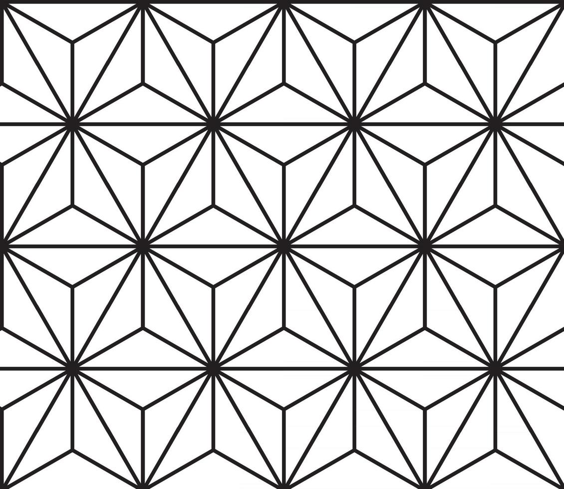 zwart-wit geometrische abstracte achtergrond naadloze patroon. vector illustratie