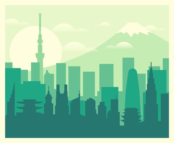 Tokyo illustratie vector