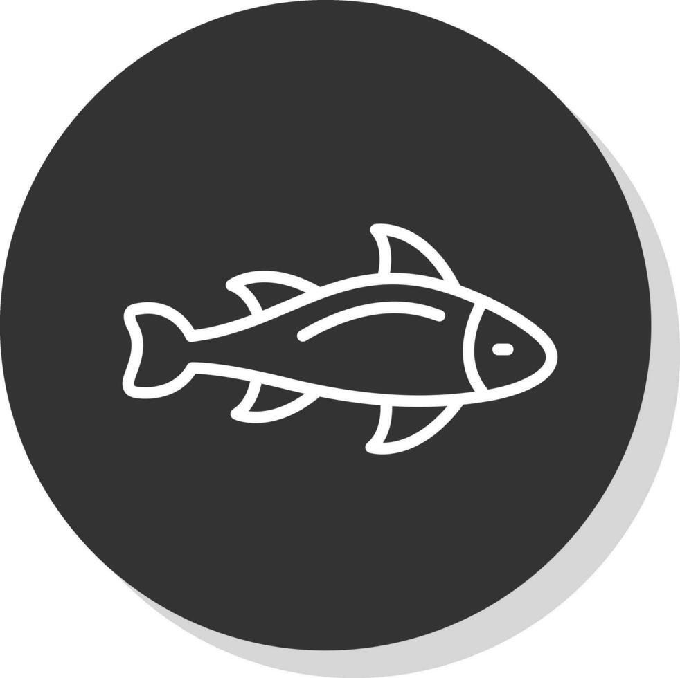 Zalm vector icoon ontwerp