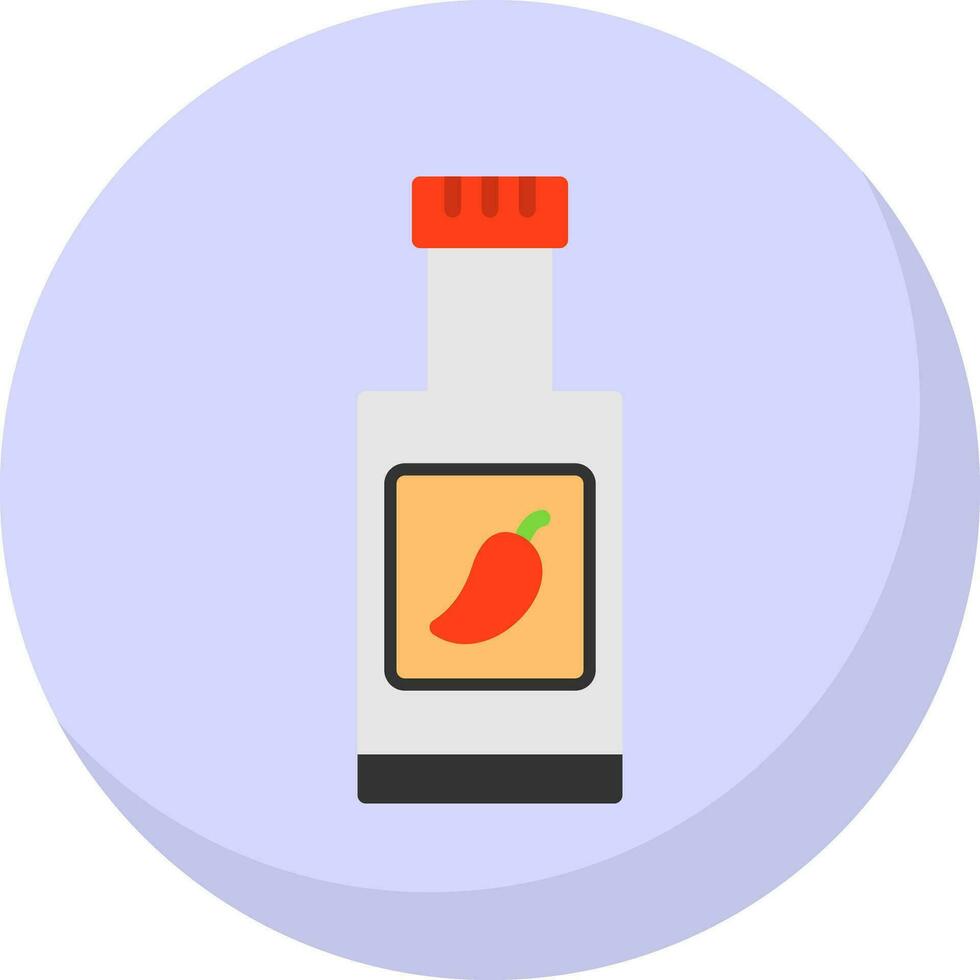 Chili saus vector icoon ontwerp