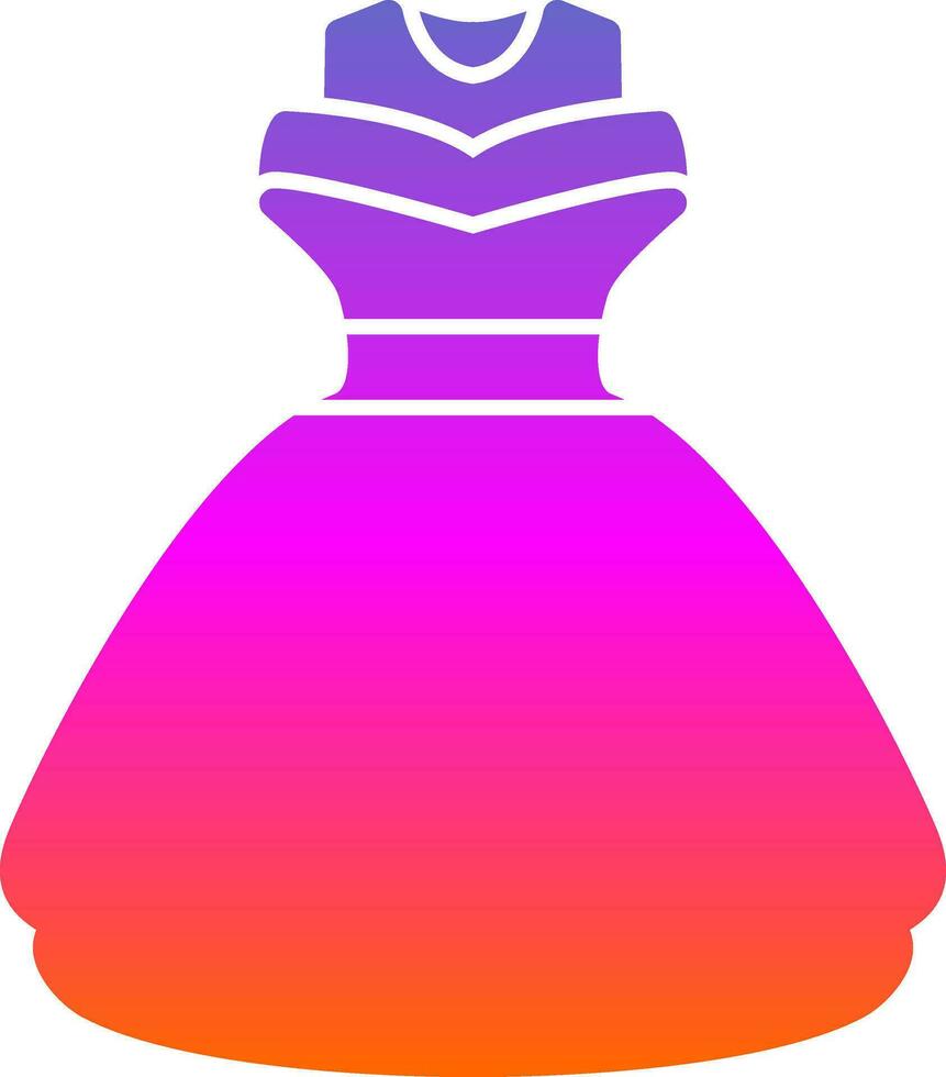 aurora-geïnspireerd mode vector icoon ontwerp