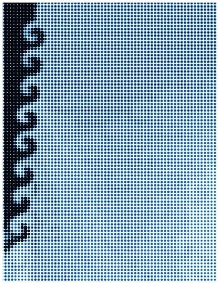 blauw halftone achtergrond sjabloon kopiëren ruimte. abstract hedendaags backdrop ontwerp. geschikt voor poster, banier, brochure, omslag, banier, of tijdschrift. vector