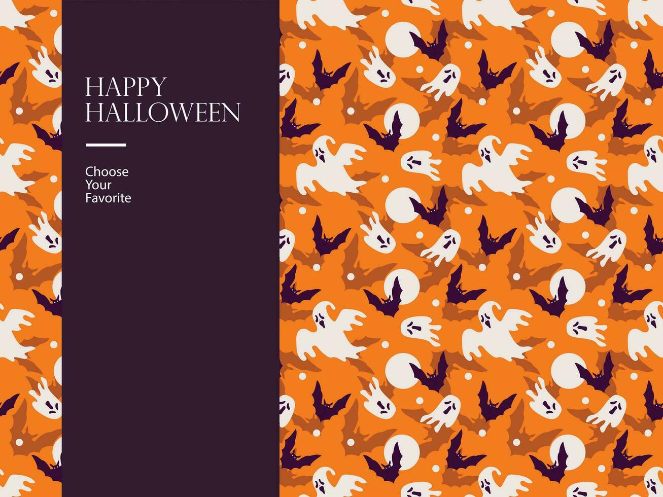 halloween gelukkig vector element verschrikking oktober tekenfilm onheil achtervolgd pompoen nodig uit partij monster kunst