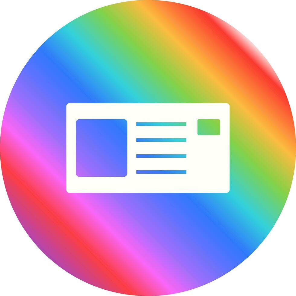 identiteitskaart vector icon